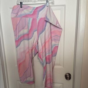 Fabletics Multicolor Swirl Leggings